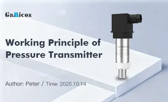 How does a pressure transmitter sensor work?